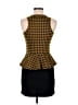 Cantata Houndstooth Yellow Cocktail Dress Size M - photo 2