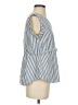 Kling 100% Cotton Blue Sleeveless Blouse Size 4 - photo 4