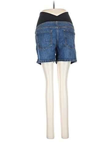 Isabel Maternity Denim Shorts (view 2)