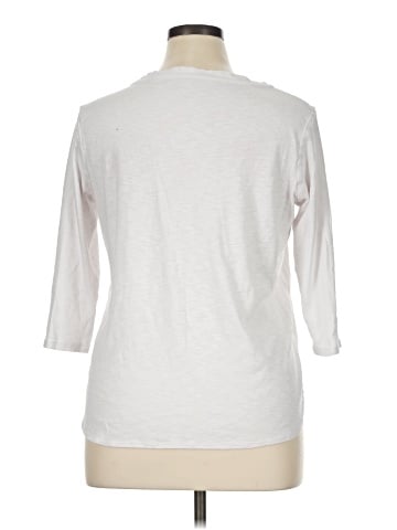 Gloria Vanderbilt 3/4 Sleeve T-Shirt (view 2)