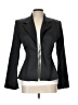 JS Collections Solid Black Blazer Size 10 - photo 1