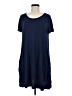 Piko Solid Blue Casual Dress Size M (estimated) - photo 1