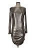 Express Metallic Silver Cocktail Dress Size S - photo 1