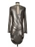 Express Metallic Silver Cocktail Dress Size S - photo 2