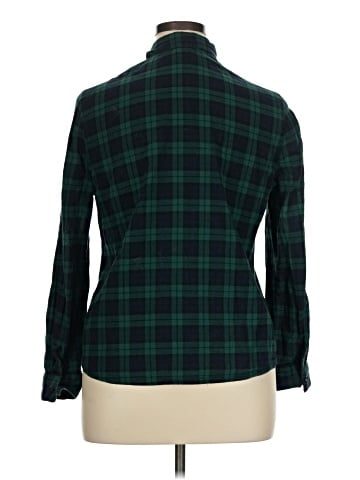 Faded Glory Long Sleeve Button-Down Shirt (view 2)