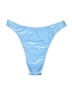 Cupshe Metallic Blue Swimsuit Bottoms Size S - photo 2