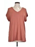 Be Cool Brown Short Sleeve Top Size L - photo 1