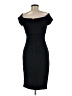 Xscape Solid Black Cocktail Dress Size 6 - photo 2