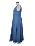 JJ's House 100% Polyester Solid Blue Casual Dress Size S (estimated) - photo 5