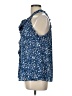 Parker 100% Polyester Blue Sleeveless Blouse Size L - photo 5