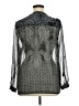Tantrums 100% Polyester Gray Long Sleeve Blouse Size L - photo 2