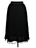 DKNY 100% Polyester Solid Black Formal Skirt Size L - photo 2