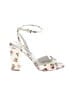Prada Floral Ivory Sandals Size EU 37 1/2 - photo 1
