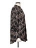 Lush 100% Polyester Paisley Black 3/4 Sleeve Blouse Size S - photo 4