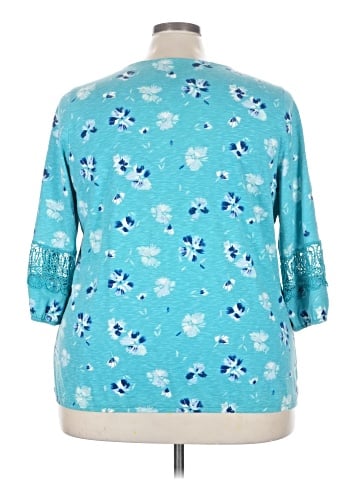 St. John's Bay 3/4 Sleeve T-Shirt (view 2)