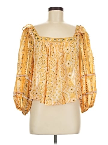 Free People 3/4 Sleeve Blouse (view 1)
