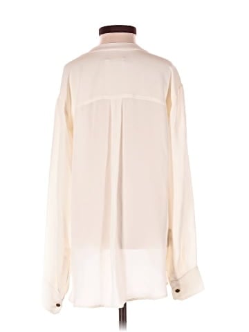 A.L.C. Long Sleeve Silk Top (view 2)