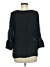 T Tahari 100% Polyester Black 3/4 Sleeve Blouse Size M - photo 2