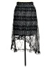 No Boundaries 100% Polyester Paisley Black Casual Skirt Size L - photo 1
