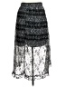 No Boundaries 100% Polyester Paisley Black Casual Skirt Size L - photo 2