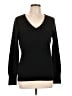 Halogen 100% Cashmere Black Cashmere Pullover Sweater Size L - photo 1