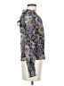BB Dakota Floral Silver Long Sleeve Blouse Size XS - photo 4