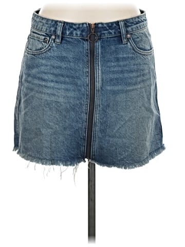 We the Free Denim Skirt (view 1)