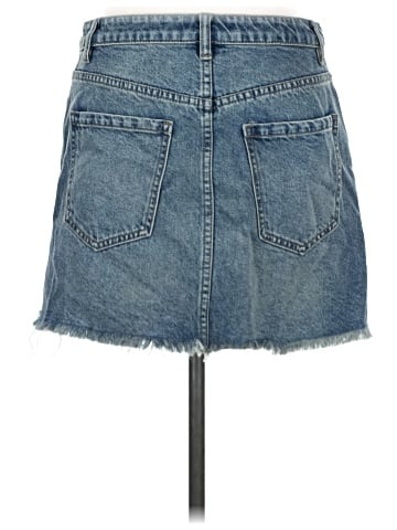 We the Free Denim Skirt (view 2)