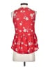 Sienna Sky Red Sleeveless Blouse Size S - photo 2