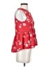 Sienna Sky Red Sleeveless Blouse Size S - photo 4
