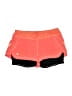 Athleta Color Block Orange Athletic Shorts Size S - photo 1