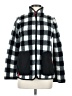 T by Talbots 100% Polyester Checkered-gingham Gray Fleece Size M - photo 1