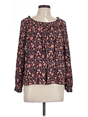 Caslon Long Sleeve Blouse (view 1)