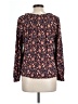 Caslon Brown Long Sleeve Blouse Size L - photo 2