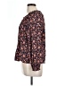 Caslon Brown Long Sleeve Blouse Size L - photo 5