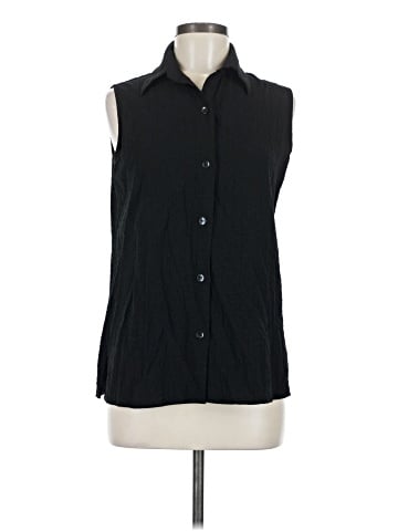 White Stag Sleeveless Button-Down Shirt (view 1)