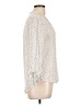 Varga 100% Rayon Polka Dots Ivory 3/4 Sleeve Blouse Size L - photo 4