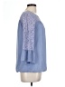 AGB 100% Polyester Blue 3/4 Sleeve Blouse Size L - photo 4
