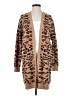 Splendid Animal Print Tan Cardigan Size S - photo 1
