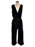 Love on a Hanger 100% Polyester Graphic Black Jumpsuit Size S - photo 2