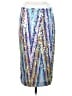 Le Superbe 100% Polyester Metallic Silver Formal Skirt Size S - photo 1