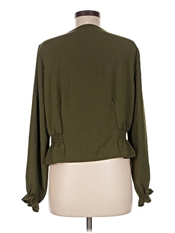 Topshop Long Sleeve Blouse (view 2)