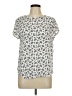 H&M Ivory Short Sleeve Blouse Size 10 - photo 1