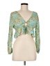 O'Neill Green Long Sleeve Blouse Size M - photo 1