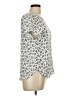 H&M Ivory Short Sleeve Blouse Size 10 - photo 4