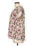 DR2 100% Polyester Paisley Ivory Short Sleeve Blouse Size L - photo 5