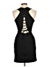 Trac Solid Black Cocktail Dress Size L - photo 2