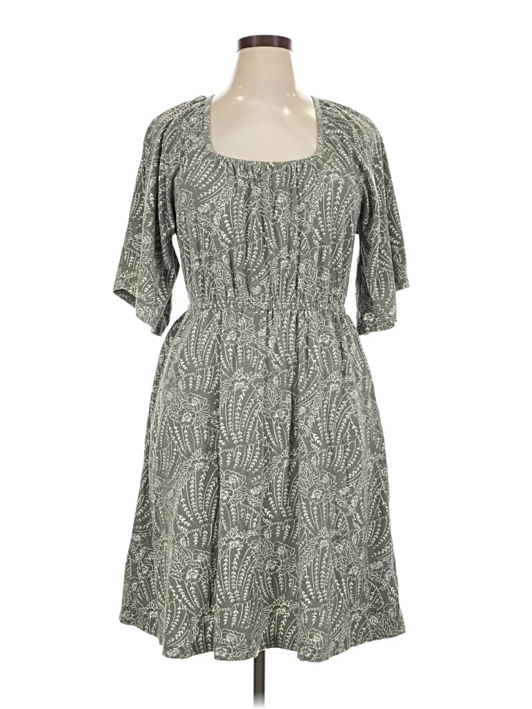 Pre-owned Pact Casual Dress In Gray