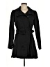 Steve Madden 100% Polyester Black Trenchcoat Size M - photo 1