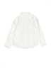 Zara 100% Elastic Solid White Ivory Long Sleeve Button-Down Shirt Size 9 - photo 2
